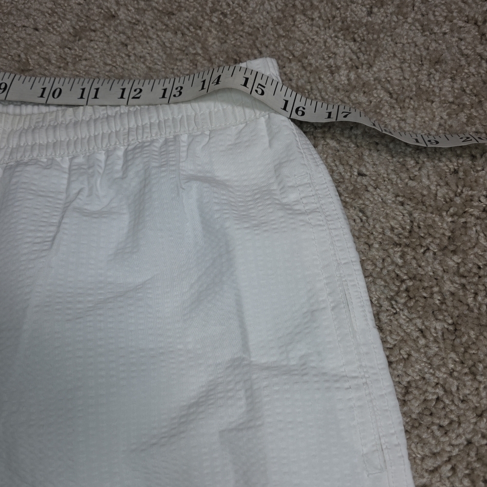zara parachute white shorts sz large - Picture 5 of 8